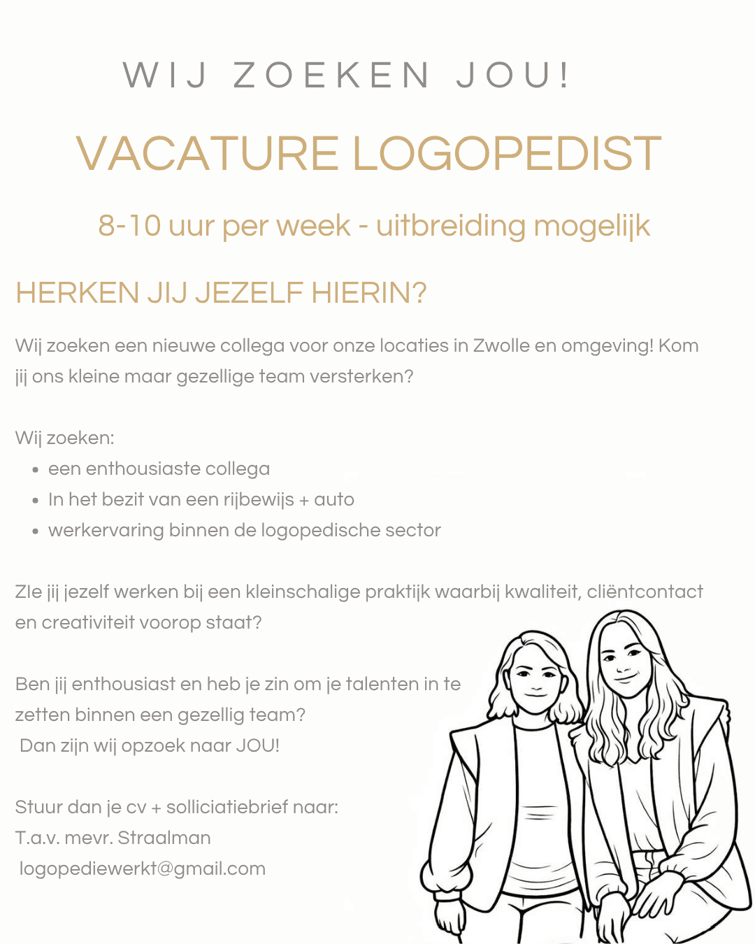 Logopedist gezocht